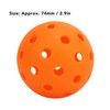 12PCS 74mm 40 Holes Pickleballs PE Plastic High Elasticity Pickleball
