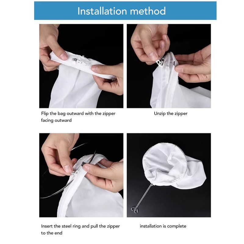10Pcs Ultra Fine Mesh Strainer Bag Resuable Mesh Filter Bag