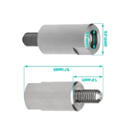 Canitu Rear Shock Extender,Motorcycle Stainless Steel Rear Suspension Lift Kit Raising Rear Seat Height for Yamaha PW80/Y-Zinger 1983-2023 for TTR90 1999-2023