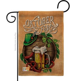 Angeleno Heritage Beer Oktoberfest Festival Garden Flag Beverages Happy Hour Game Pong Party Ale Lager Craft Small Decorative Gift Yard House Banner Double-Sided Made in USA 13 X 18.5