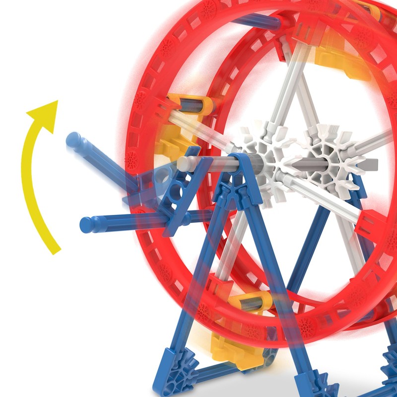 Basic Fun K'NEX Mini Ferris Wheel Building Set, 48 Pieces