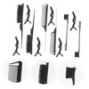 minkissy 12pc Styling Comb Set: Edges Brush Detangler Scalp Comb