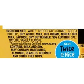 White Chocolate Bars, Individually Wrapped Candy, Imported German, Real Cacao Butter, Snack Snacking Food Dessert Gift Gluten Free Treat, 5 Choceur Bars,1.4oz Each