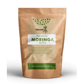 Natures Root Moringa Oleifera Seeds 500 Seeds – Non-GMO Edible Drumstick Seeds | Nutritional, Antioxidant & Anti-Inflammatory