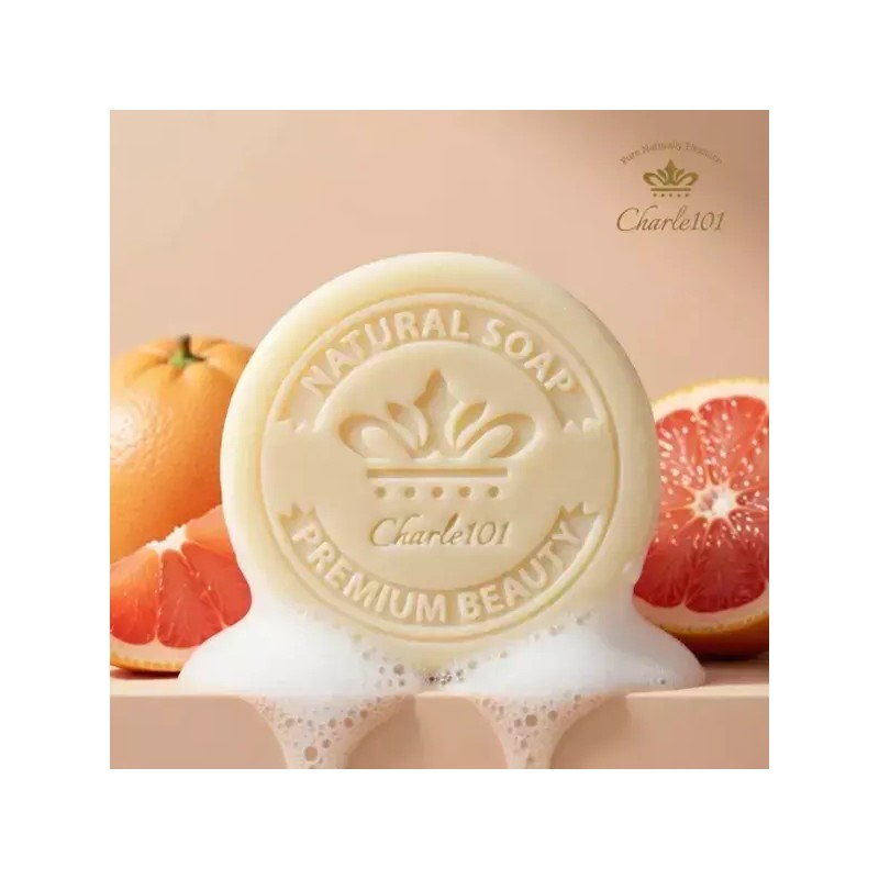 Charle101 생자몽 딥클렌징 올인원 클렌징바 80g [3개] Charle101 Fresh Grapefruit