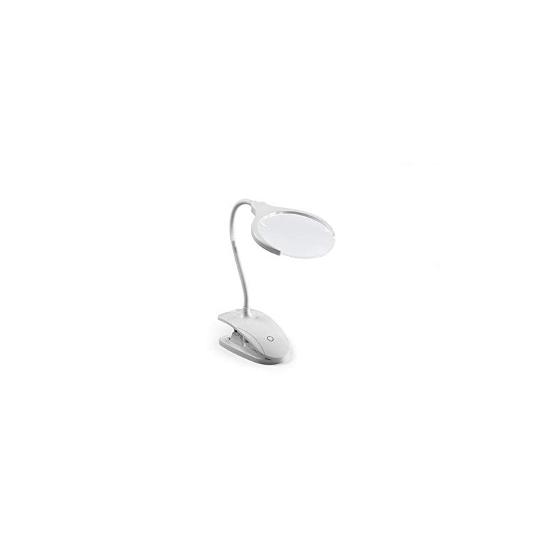 Watchmaker's Magnifier Stand Magnifier with LED Light, 6 LEDs, Dimmable,