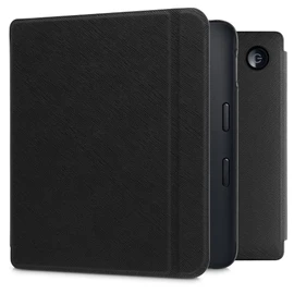 kwmobile Case Compatible with Kobo Libra 2 Case - Cover for eReader with Magnetic Closure - Black