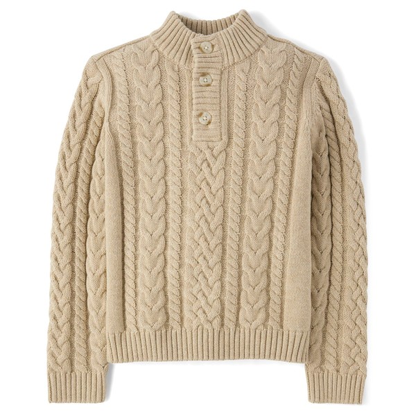 Gymboree,and Toddler Long Sleeve Cable Knit Sweaters,H/T Straw,5T