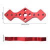 Woodworking Straight Hole Punch Locator Red Aluminum Alloy with Drill