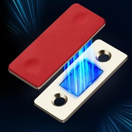 12 Pack Ultra Thin Cabinet Door Catch Stainless Steel Cabinet Magnetic Door Catch Cabinet Magnets Adhesive Drawer Latch Cabinet Magnetic Catch for Kitchen Closet Door Magnet Stick on Cupboard Wardrobe