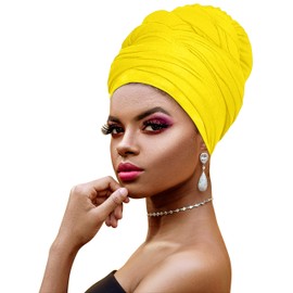 Ankara - Diadema con estampado africano suave para cabeza de pelo largo