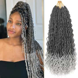 Boho Senegalese Twist Crochet Hair Bohemian Island Twist Crochet Hair with Curly Ends Pre-Looped Crochet Twists Braids for Women Synthetic Braiding Hair Extensions