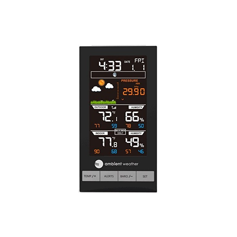 Ambient Weather WS-2801-X2 Advanced Wireless Color Forecast Station w/ 2