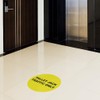 Pallet Jack Floor Decals Traffic Only Yellow Anti-Slip Round Shape