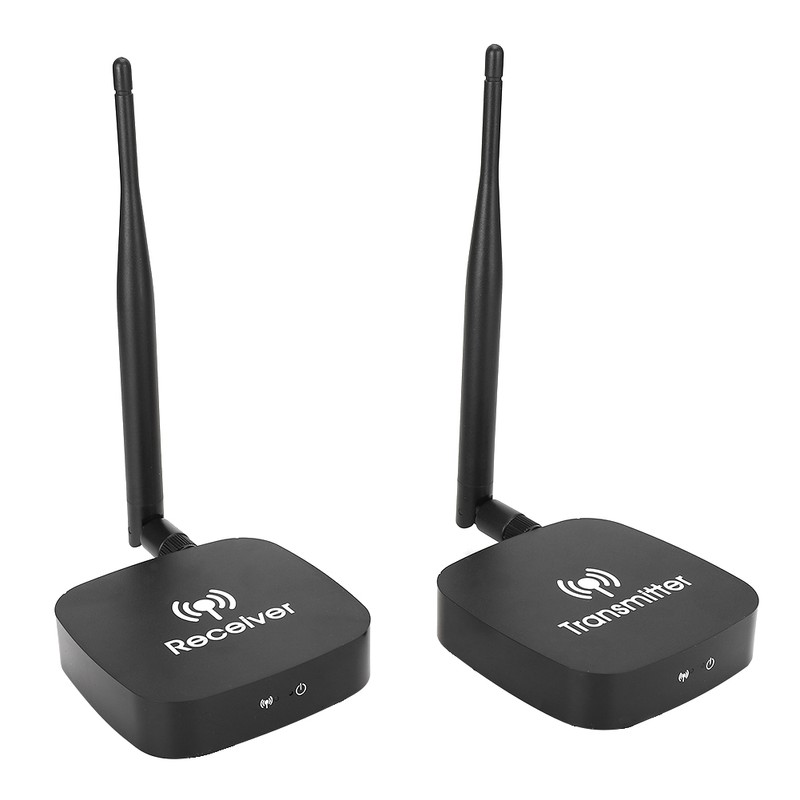 Plastic HD H.264 50M WIFI Signal Extender 165MHz All Digital
