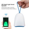 Wireless Bluetooth Speaker Light Touch Control 8 Color LED Night