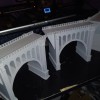 Spencer-3D HO Scale One Arch Viaduct Short bridge 5 Sections