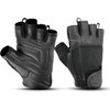 Hugger Men's Super Soft Deer Soft Fingerless Leather Summer Touring
