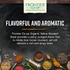 FRONTIER Organic Bulk Whole Yellow Mustard Seeds, 453 GR