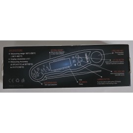 Kizen new KIZEN waterproof INSTANT READ food/meat DIGITAL THERMOMETER black