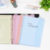 Uquelic A4 Folder Organiser, Ring Binder with 12 Document Folder