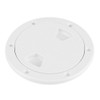 Deck Plate,4in ABS Deck Plate Round White Anti-UV Corrosion Resistant