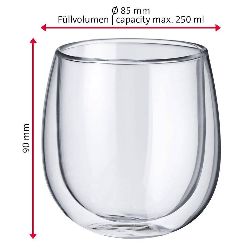 Westmark 2 Grey Thermal Glass 250ml