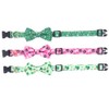 St.Patrick's Day Dog Collar with Removable Cute Bow Tie Lucky