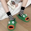 MEADOO Frog Slippers,Frog Flip Flops, Thickness Bath Slipper, Funny Couple