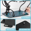 KUVRS Helping Hands Soldering Station, 10X Magnifying Glass with Light