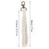 Macrame Keychain, Boho Keychain Hand Weaving Hollow Style Cotton Rope