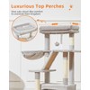 Taoqimiao Cat Tree,38.2-Inch Cat Tower for Indoor Cats,Suitable for Kittens