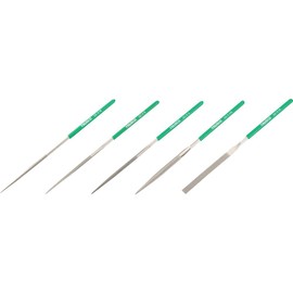 TRUSCO GS-5-SET Diamond File Precision Blade Length 3.1 inches (80 mm) Set