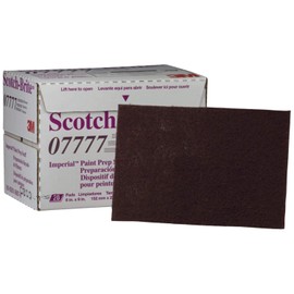3M Scotch-Brite Paint Prep Scuff Hand Pad 07777 Maroon, 20 pads per box 3 boxes per case