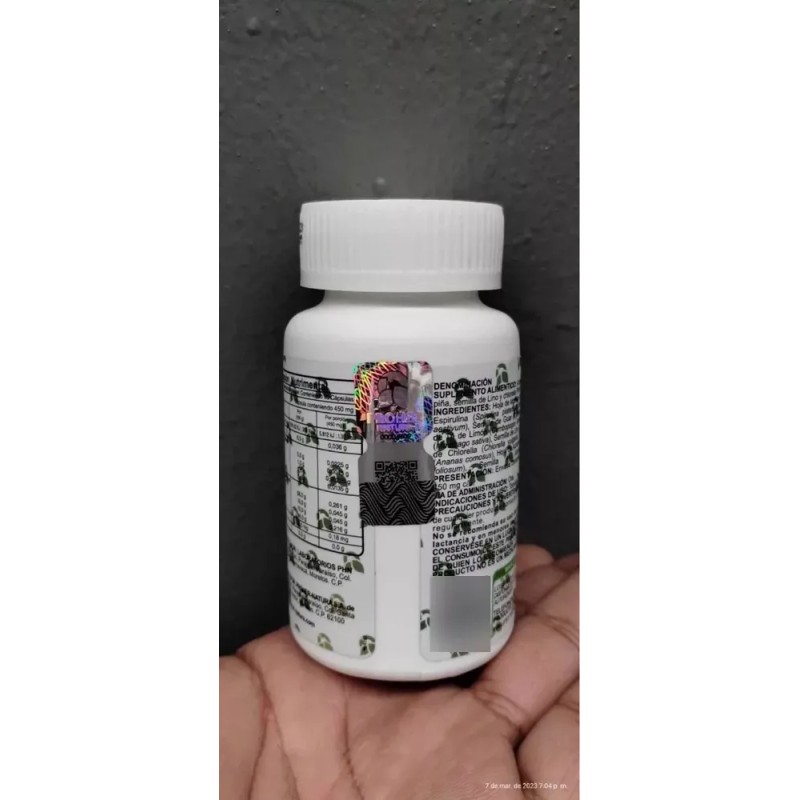 Moringa Suplemento Espirulina 90 Capsulas Original +obsequio