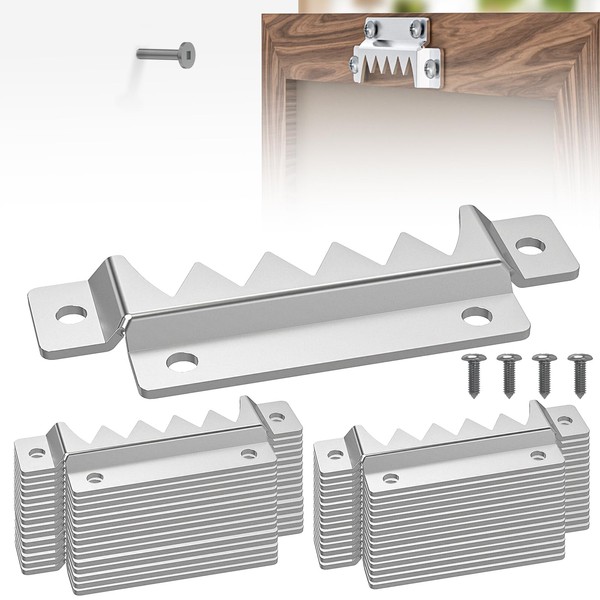 30 Pcs Sawtooth Picture Hangers, Heavy Duty Picture Hanging Hardware