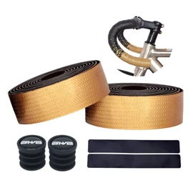 PLATTBK Bicycle Bar Tape EVA/PU Road Bike Handlebar Tape End Cap End Tape with End Tape