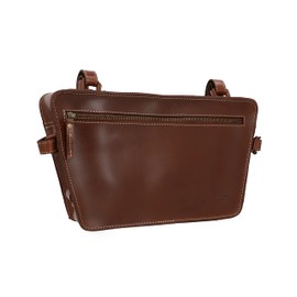 Gusti Alois De H. Double Pannier Bag Leather Bicycle Bag Vintage Brown Leather