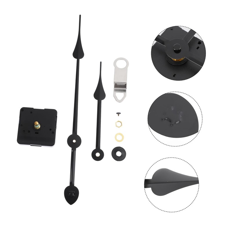 TEHAUX 2 Sets Durable Clock Movement Mechanism DIY Clock Accessories