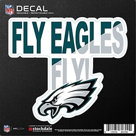 Philadelphia Eagles 6" x 6" Xpression Full Color Repositionable Decal