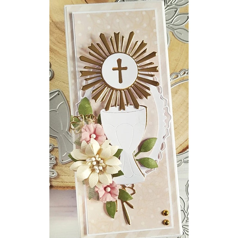 Reunion Chalice Frame Metal Die Cuts,Chalice & Host Frame Background