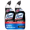 Lysol Lime & Rust Remover Toilet Bowl Cleaner, 48oz (2X24oz),