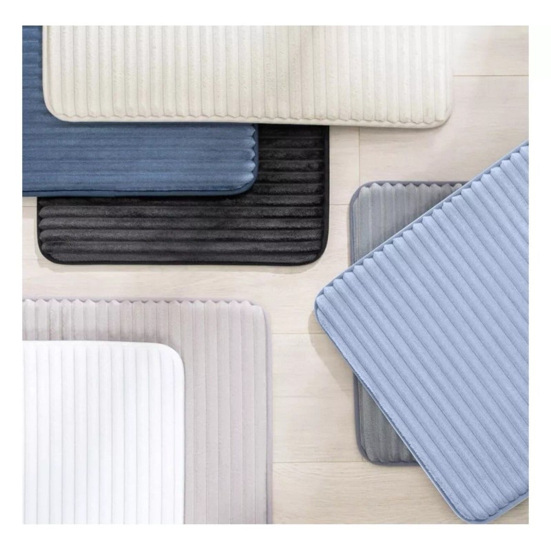 Unbranded Ultra Soft Charcoal Infused Memory Foam Bath Mat 20"