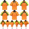 Poen 24 Pcs Turkey Thanksgiving Christmas Felt Candy Cane Covers