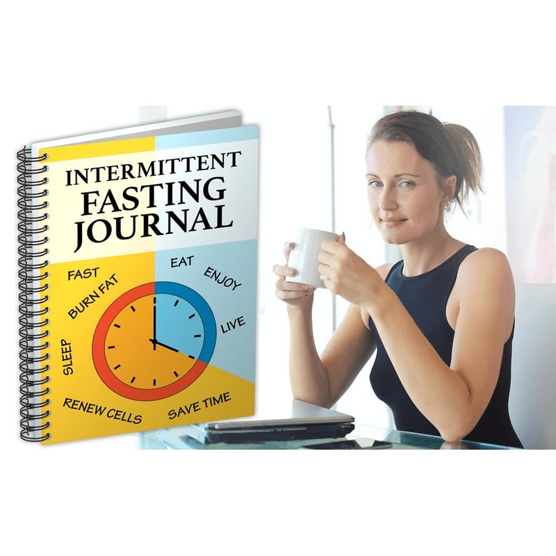 Intermittent Fasting Journal - With Daily, Weekly & Monthly Fasting
