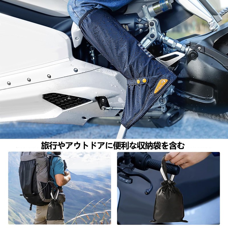 Bornoon Waterproof Shoe Cover, Rain, Lightweight, Foldable, Anti-Slip, Tube Height