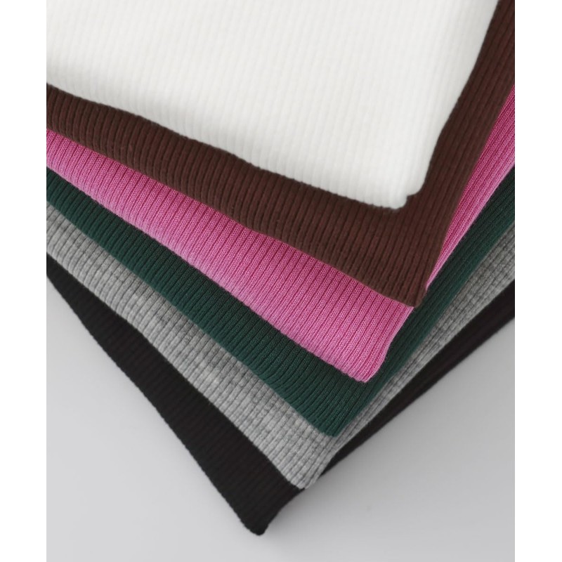 ELFIN Women's Bodycon Dress, Ribbed Long Sleeve Mini Dress, Cut