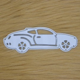 Sports Car Metal Cutting Die, Stencil, Die Cutter, Scrapbooking, Card Making, Paper Crafts, Male, A2
