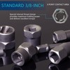 DOAHO 26 Piece Impact Bolt and Spiral Screw Extractor Set
