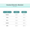 BLACK+DECKER Heated Queen Blanket, 84" x 90”, 10 Heat Settings,